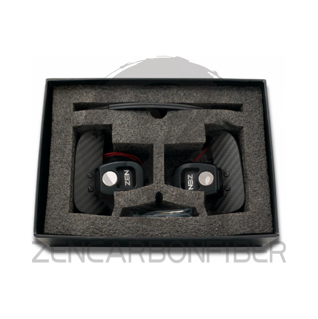 Zen Series™ Carbon Fiber Magnetic Paddle Shifters for 2015-2023 Ford S550 Mustang magnetic paddle shifters