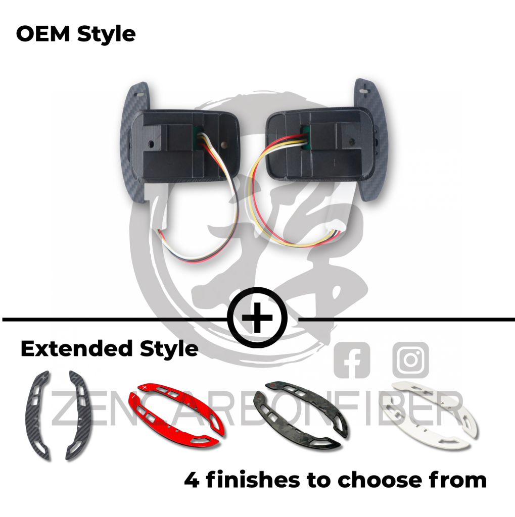 Zen Series™ Carbon Fiber Magnetic Paddle Shifters for 2022+ 11th Gen Honda Civic/Accord/Acura Integra magnetic paddle