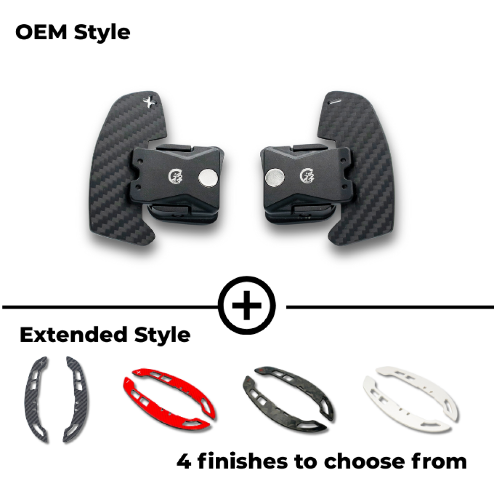 Zen Series™ Carbon Fiber Magnetic Paddle Shifters for Audi magnetic paddle shifters