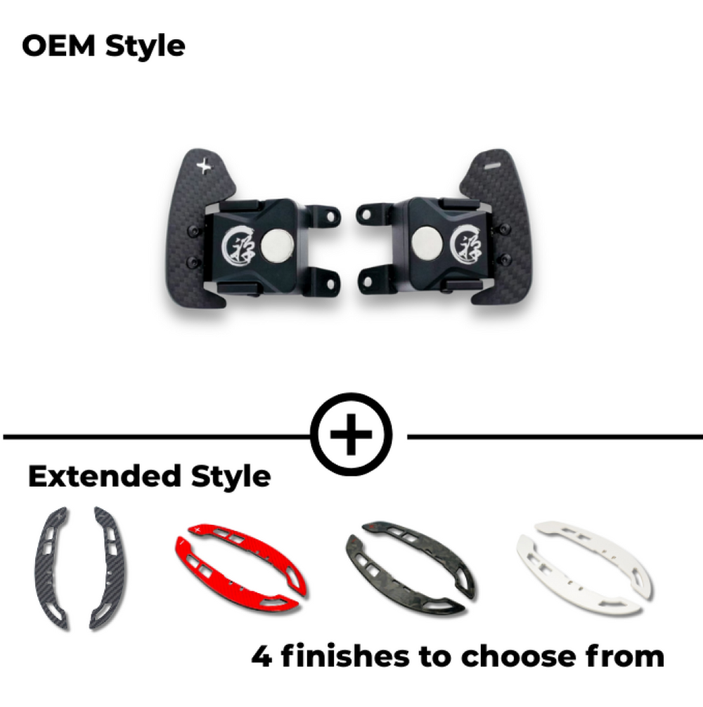 Zen Series™ Carbon Fiber Magnetic Paddle Shifters for Cadillac CT4/CT5 magnetic paddle shifters
