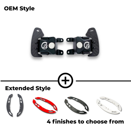 Zen Series™ Carbon Fiber Magnetic Paddle Shifters for Cadillac CT4/CT5 magnetic paddle shifters