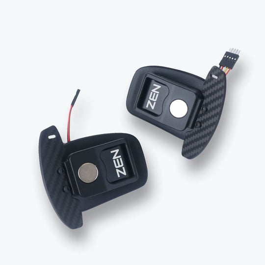 Zen Series™ Carbon Fiber Magnetic Paddle Shifters for Chevrolet C6 Corvette - magnetic paddle shifters