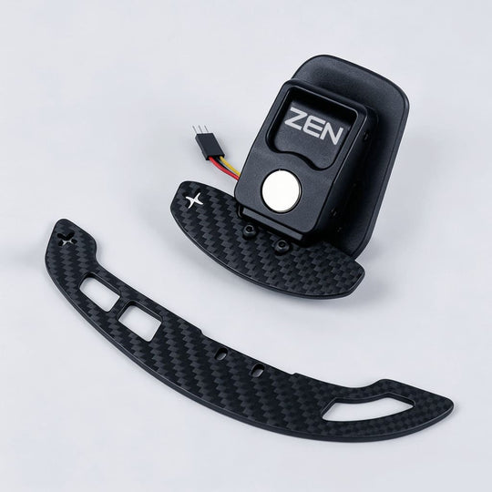 Zen Series™ Carbon Fiber Magnetic Paddle Shifters for Chevrolet C6 Corvette - magnetic paddle shifters