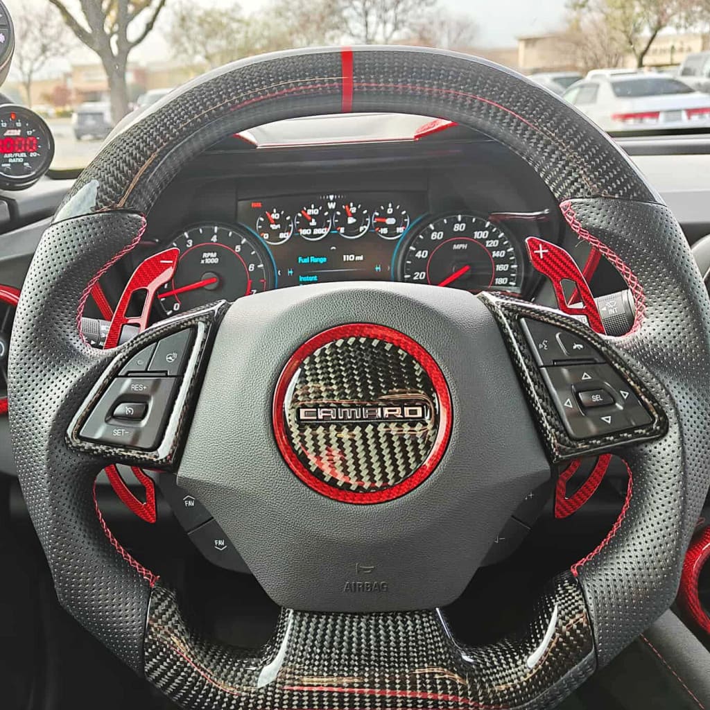 Zen Series™ Carbon Fiber Magnetic Paddle Shifters for Chevrolet C7 Corvette/Camaro magnetic paddle shifters