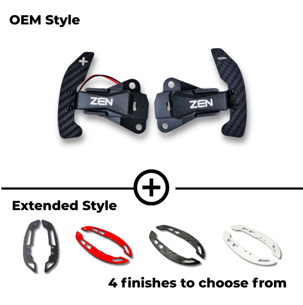 Zen Series™ Carbon Fiber Magnetic Paddle Shifters for Lexus 3IS/4IS/RC/GS magnetic paddle shifters
