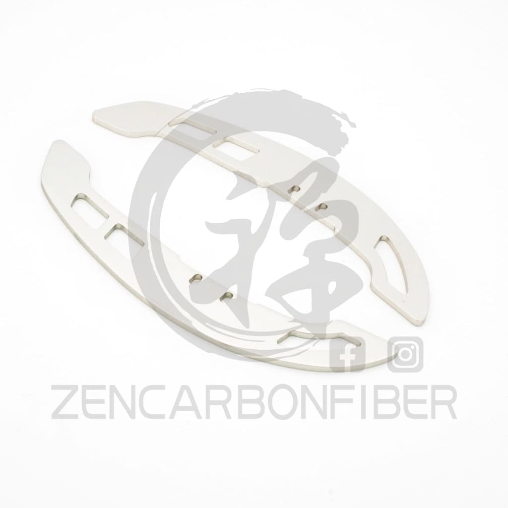 Zen Series™ Carbon Fiber Magnetic Paddle Shifters for 2015-2023 Ford S550 Mustang Brushed Aluminum