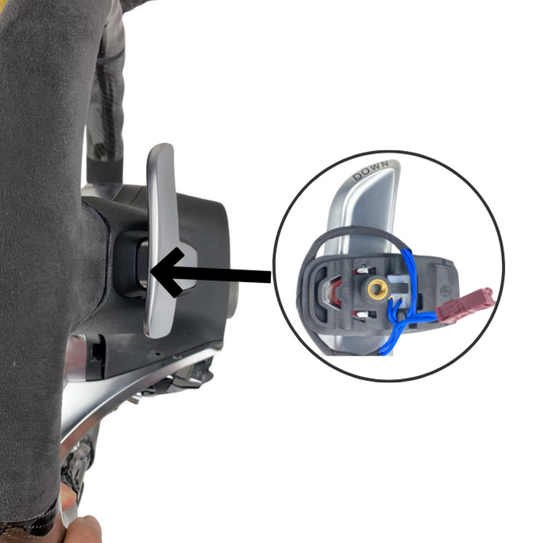 Zen Series™ Carbon Fiber Magnetic Paddle Shifters for Mercedes Carbon Fiber / Rectangular Base magnetic paddle shifters