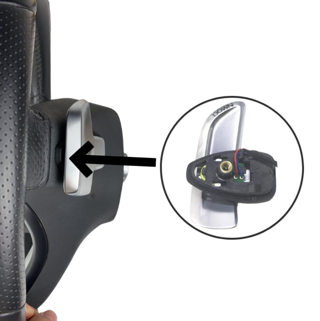 Zen Series™ Carbon Fiber Magnetic Paddle Shifters for Mercedes Carbon Fiber / Triangular Base magnetic paddle shifters