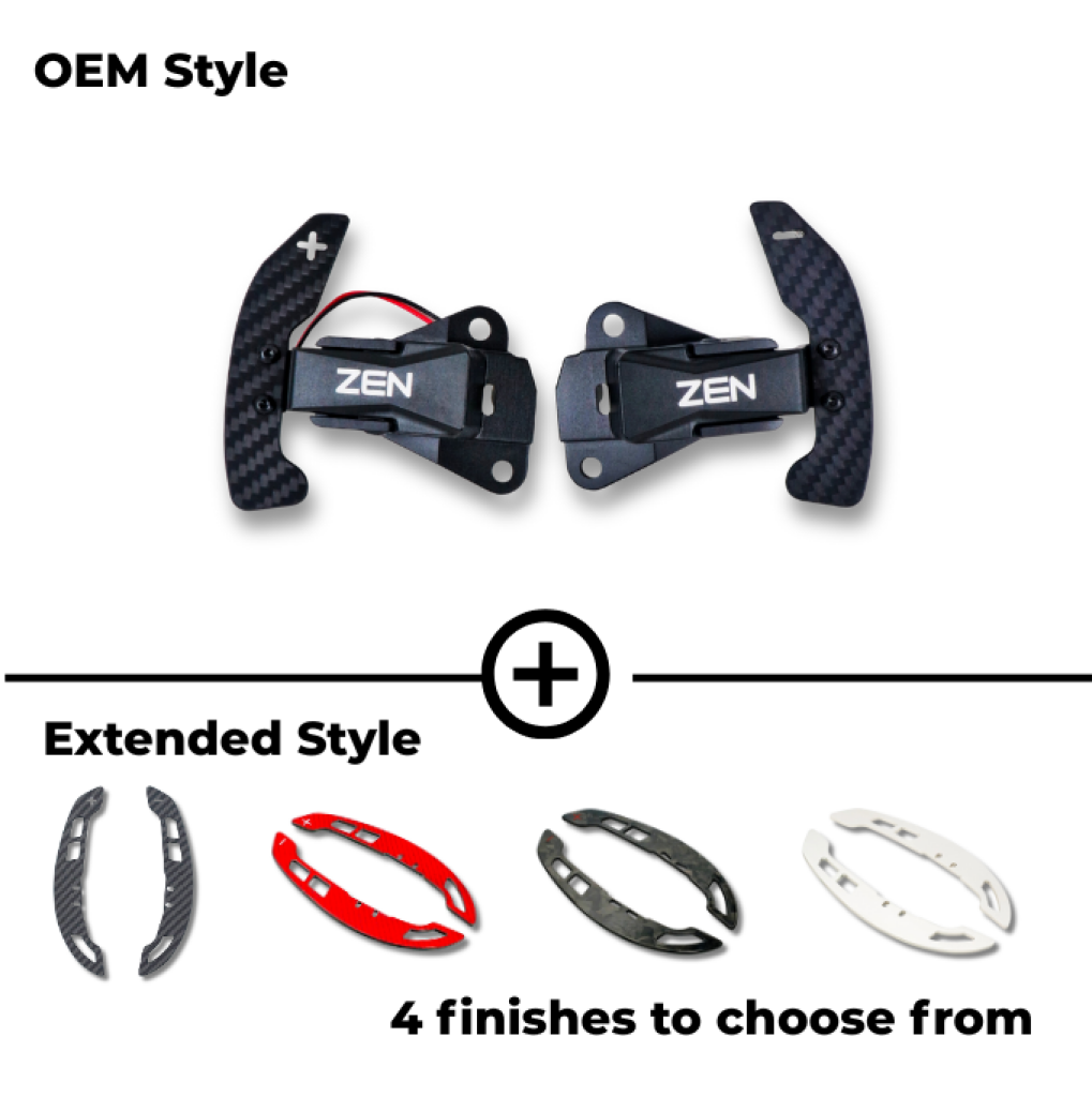 Zen Series™ Carbon Fiber Magnetic Paddle Shifters for Toyota GR Corolla magnetic paddle shifters