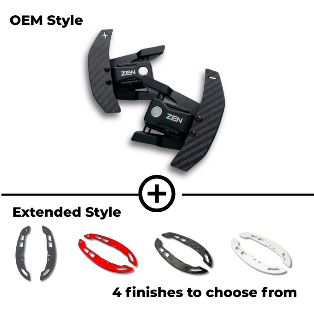 Zen Series™ Carbon Fiber Magnetic Paddle Shifters for Volkswagen/VW magnetic paddle shifters